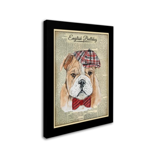 Jean Plout 'English Bulldog' Canvas Art,24x32